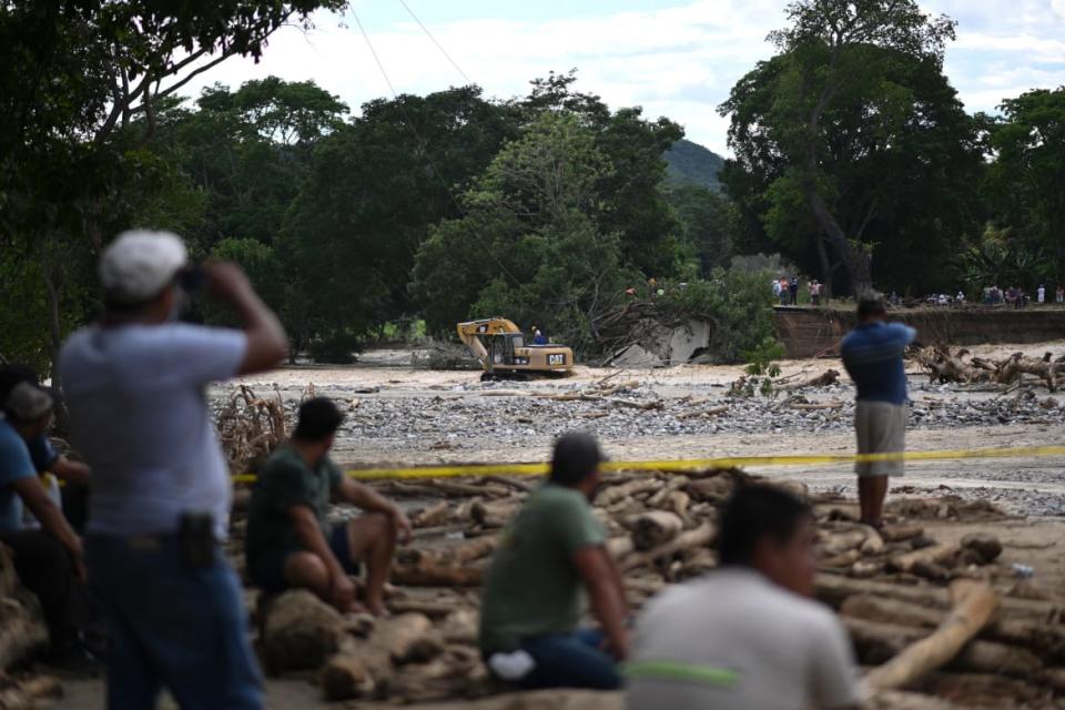 <div class="inline-image__caption"><p>Excavators have begun work but the damage will cost millions of dollars to repair.</p></div> <div class="inline-image__credit">JOHAN ORDONEZ/Getty</div>