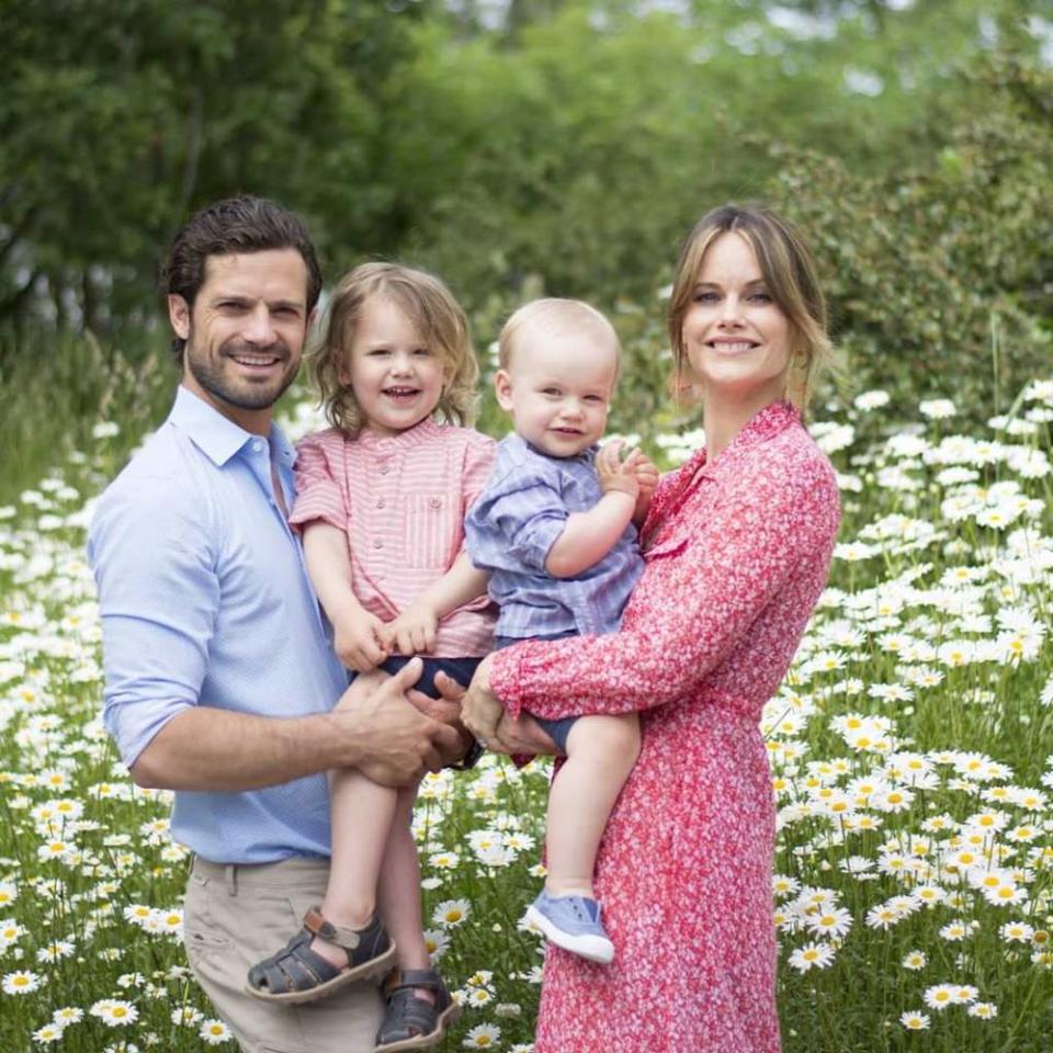 Prince Carl Philip and Princess Sofia with their sons | Prince Carl Philip and Princess Sofia/Instagram