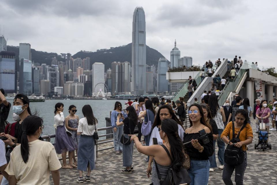 陸委會亦呼籲國人，赴港前應審慎思考。圖為香港維多利亞港（東方IC）