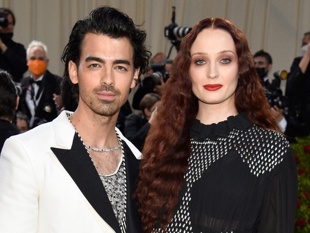 Joe Jonas and Sophie Turner at the 2022 Met Gala.