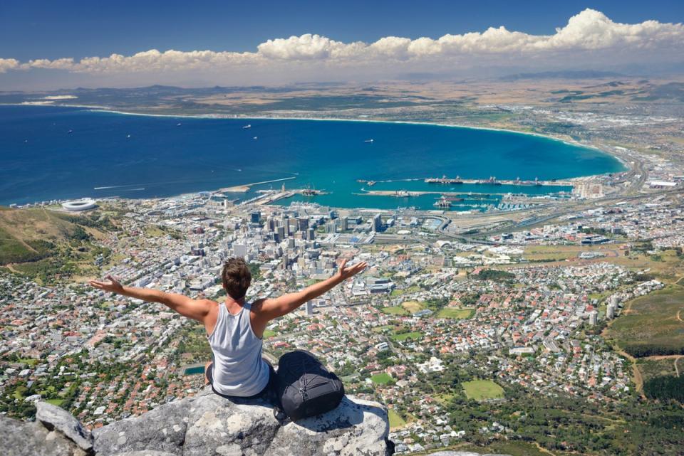 The view over Cape Town from South Africa’s Table Mountain (Getty Images/iStockphoto)