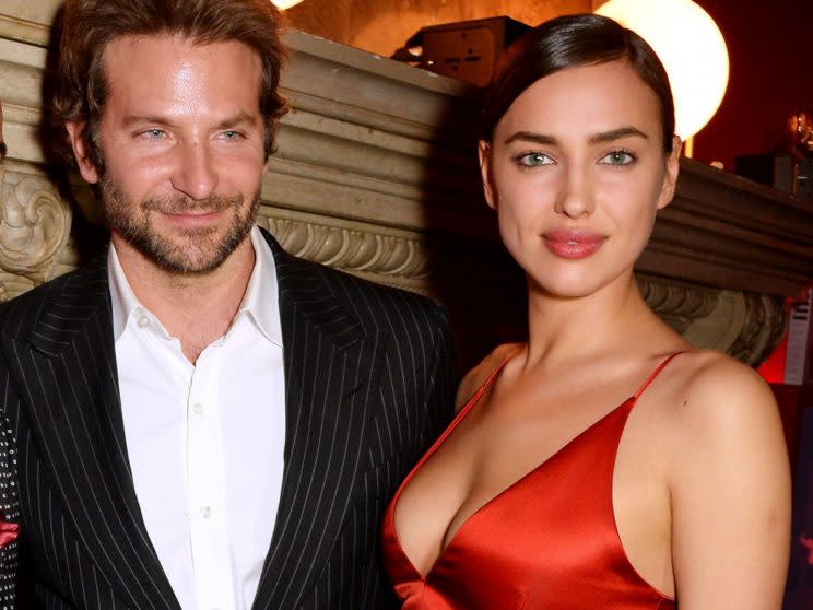 <i>Irina and Bradley cooper welcomed their first child at the end of March [Photo: Getty]</i>