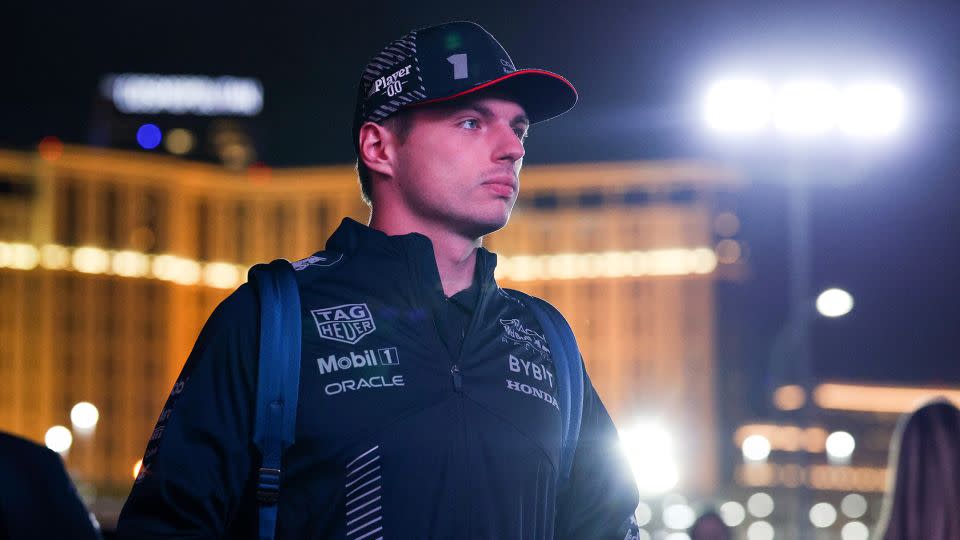 F1 champion driver Max Verstappen, of the Netherlands and Oracle Red Bull Racing, in the Las Vegas Grand Prix paddock on November 15, 2023. - Jared C. Tilton/Getty Images