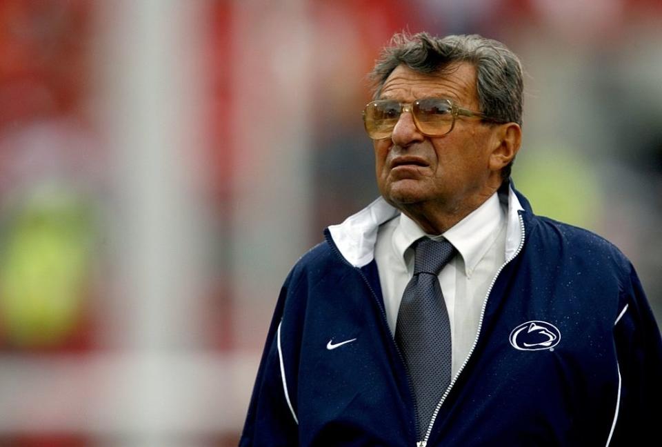 Closeup of Joe Paterno