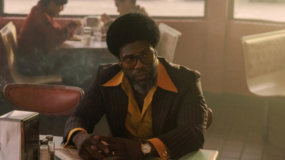 Kevin Hart as Gordon "Chicken Man" Williams in "Fight Night: The Million Dollar Robbery" (Image credit: Fernando Decillis/Peacock)