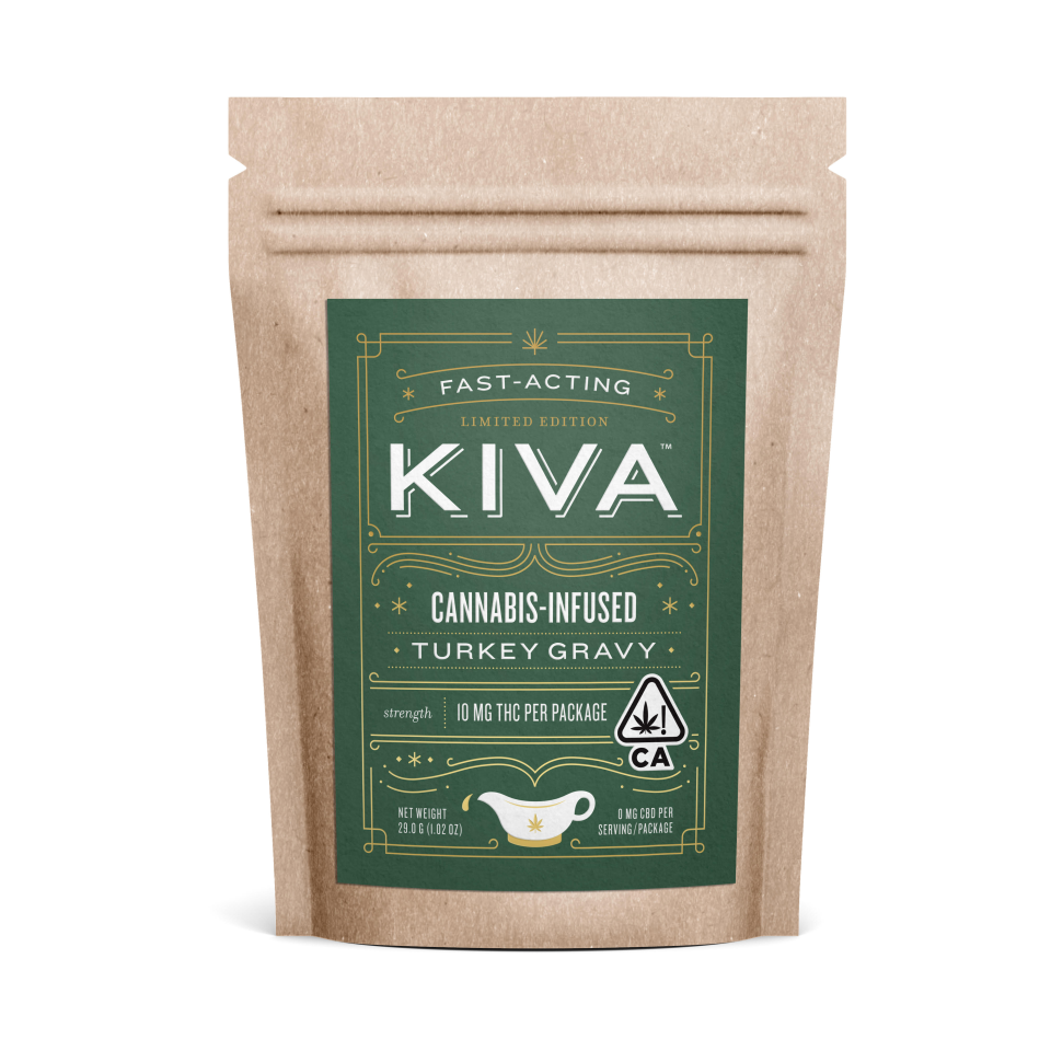 Kiva's cannabis-infused turkey gravy promises to be "fast-acting." But if you can't get your hands on it, we've got plenty of ways to try cannabis cooking at home. (Photo: Courtesy of Ashley Weber/ AutumnCommunications)