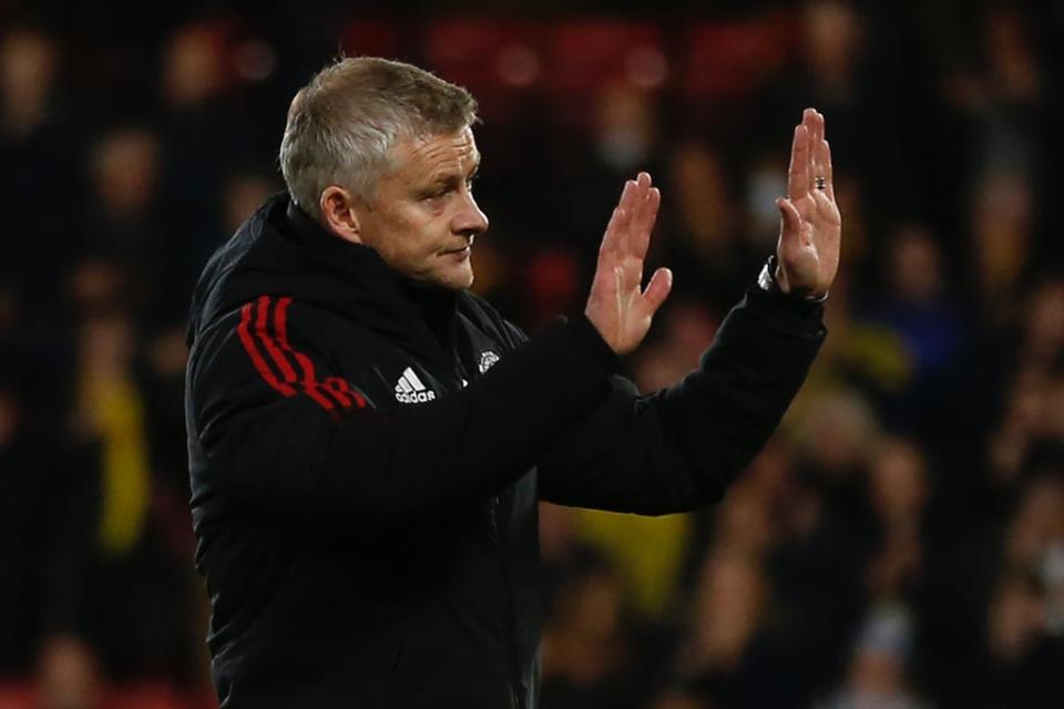 Ole Gunnar Solskjaer is under immense pressure after Manchester United’s 4-1 loss at Watford  (AFP via Getty Images)