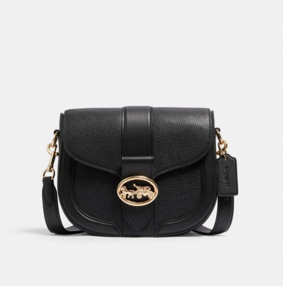 Georgie Saddle Bag (Photo via Coach Outlet)