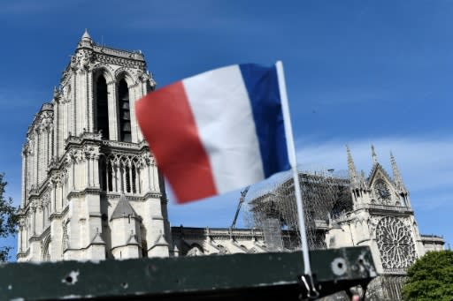 French conservatives called on the government to restore Notre-Dame cathedral exactly as it was before the fire out of respect for French heritage