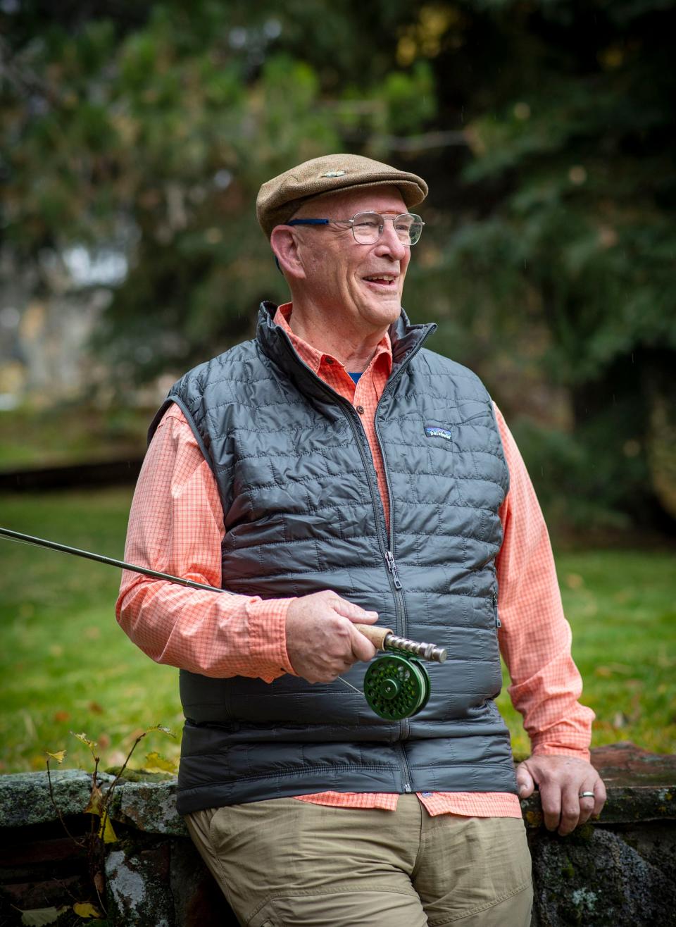 Paul Bruun, pictured at his home in Jackson, Wy., on Oct. 25, has been inducted into the Fly Fishing Hall of Fame.