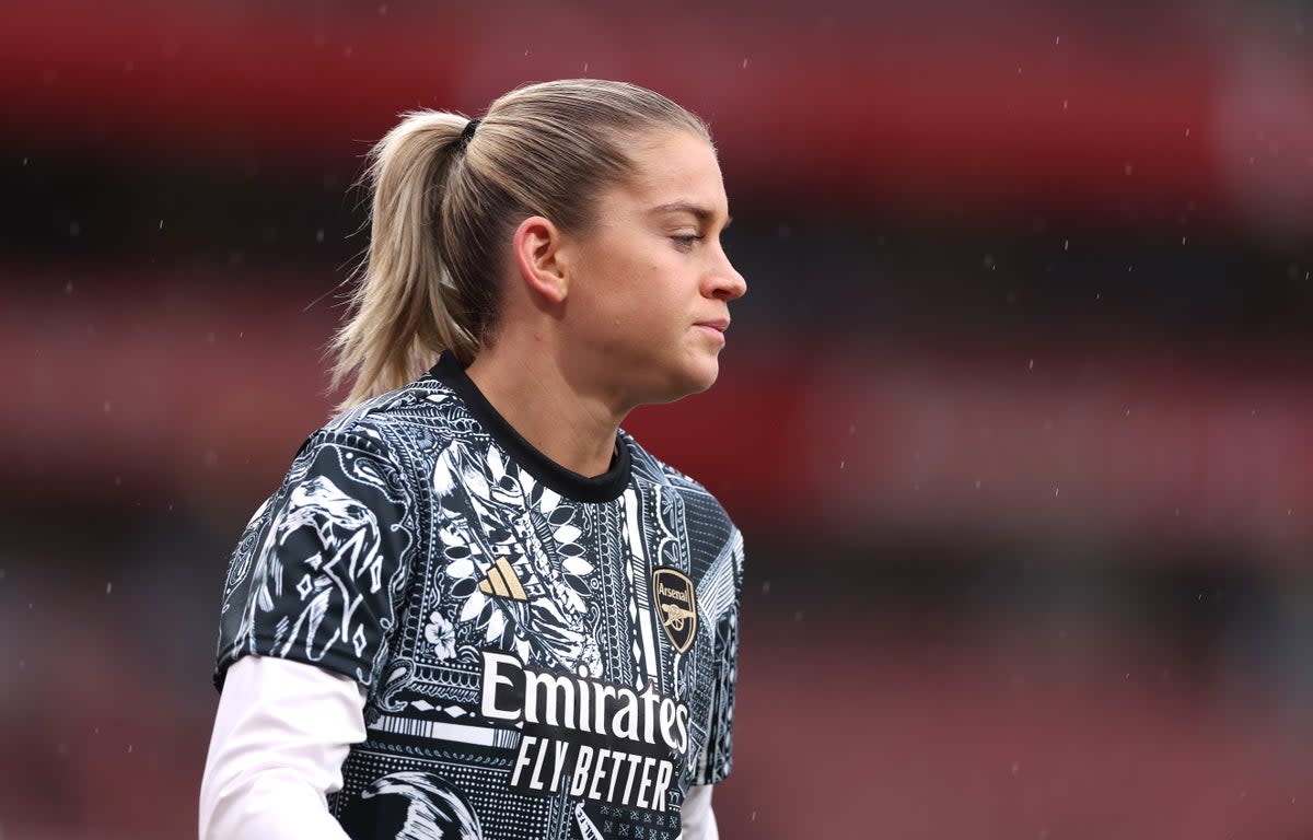 Alessia Russo has scored six goals for Arsenal this season (The FA via Getty Images)