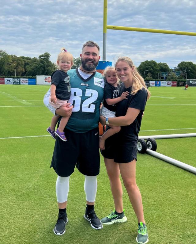 Jason Kelce Explains Why He Won't Wear Pink Cleats Like Eagles' A.J. Brown