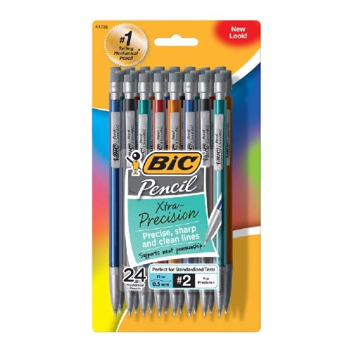 BIC Xtra-Precision Mechanical Pencil, 24-count. (Photo: Amazon)