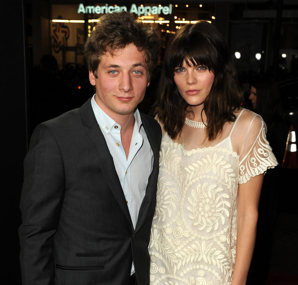 Jeremy Allen White, Emma Greenwell, January 23, 2013. Image: Getty