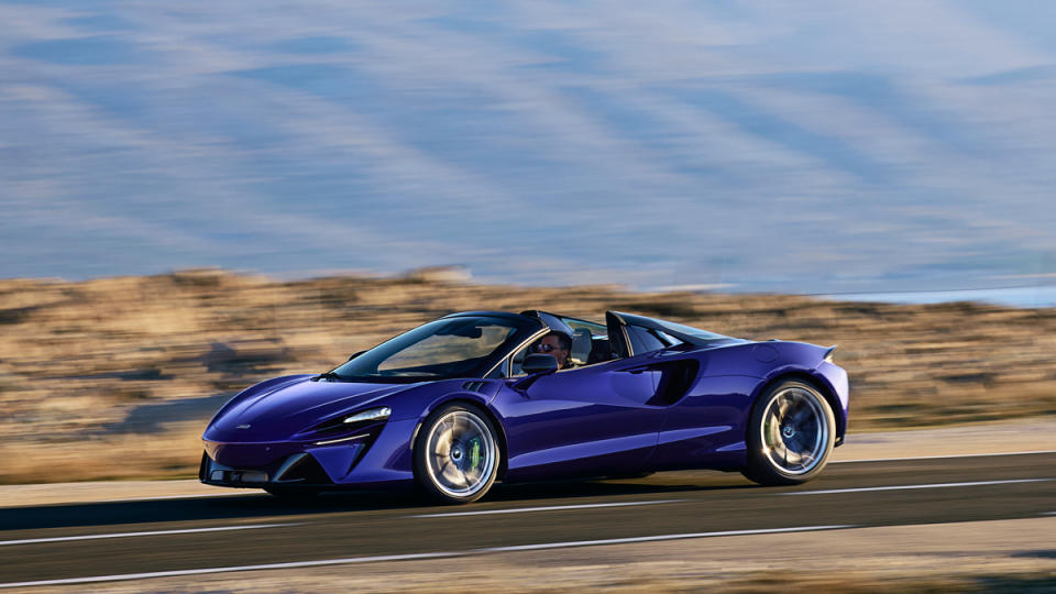 The 700 hp McLaren Artura Spider.