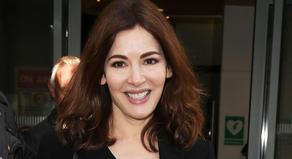 Nigella Lawson shares her tip for preventing family arguments at Christmas. [Photo: Getty]