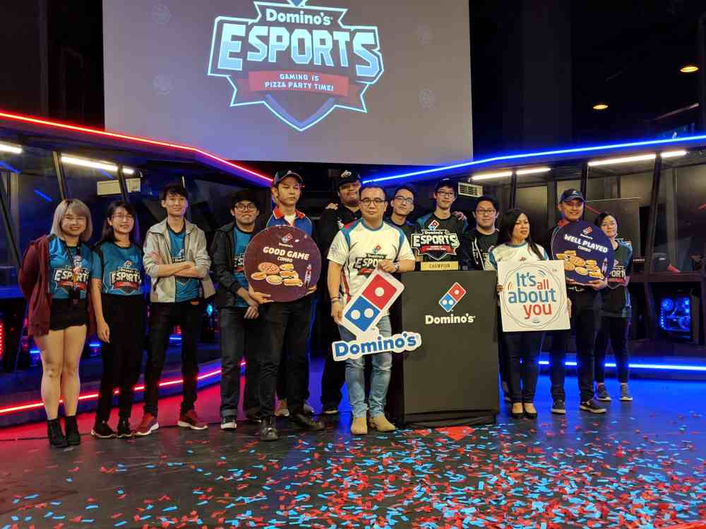 Malaysia e-sports athletes who win the gold medal in their respective events in the SEA Games 2019 will get a 10-year supply of free pizzas from Domino’s Pizza. ― Picture via Facebook/Domino's Pizza Malaysia