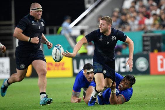 Finn Russell was typically influential and creative at fly-half (AFP/Getty Images)