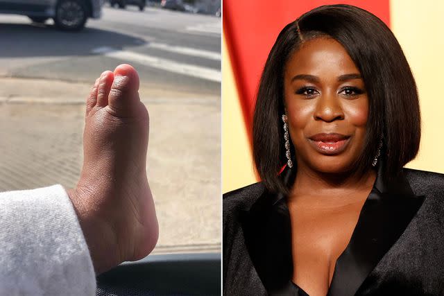 <p>Uzo Aduba/Instagram; Michael TRAN / AFP via Getty</p>