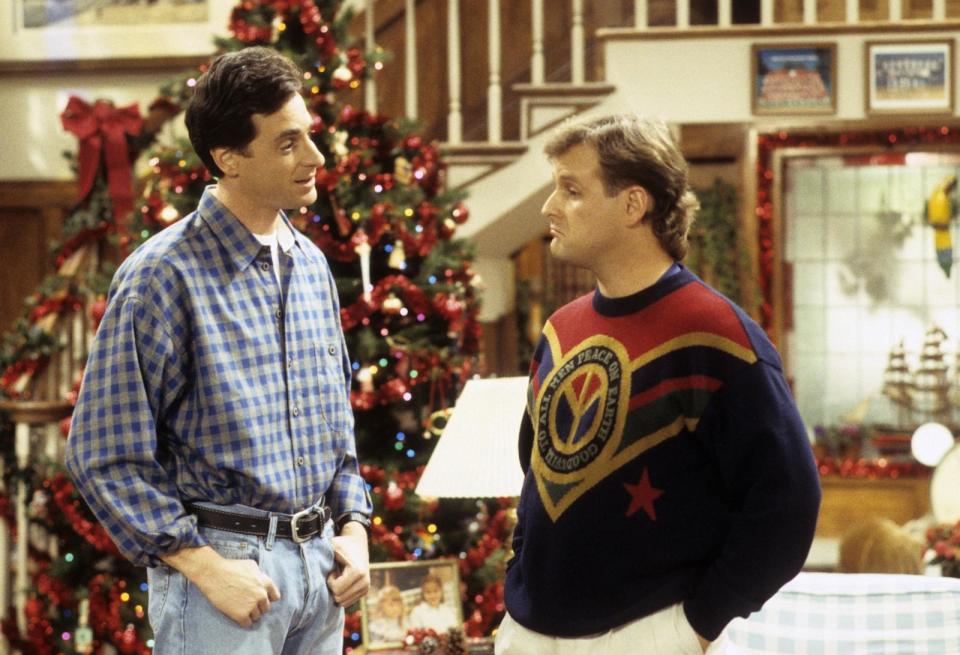 PHOTO: Bob Saget and Dave Coulier are shown in a scene from 'Full House.' (ABC Photo Archives/Disney General Entertainment Content via Getty Images)