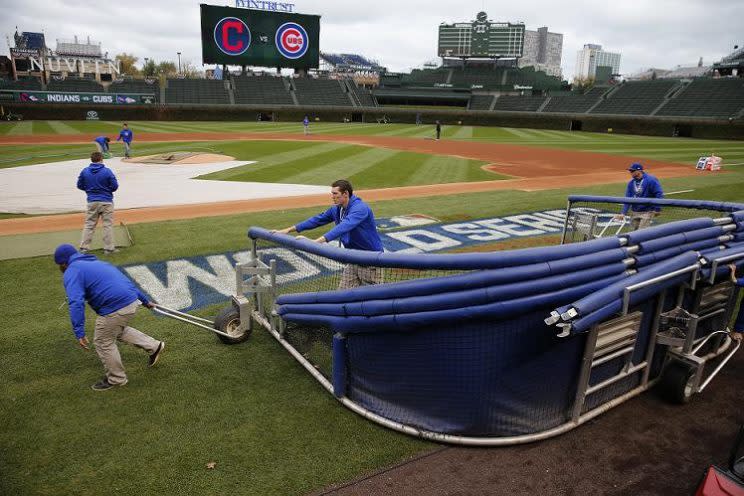 Here's some potentially good news if you want to see the home team take batting practice. (AP)