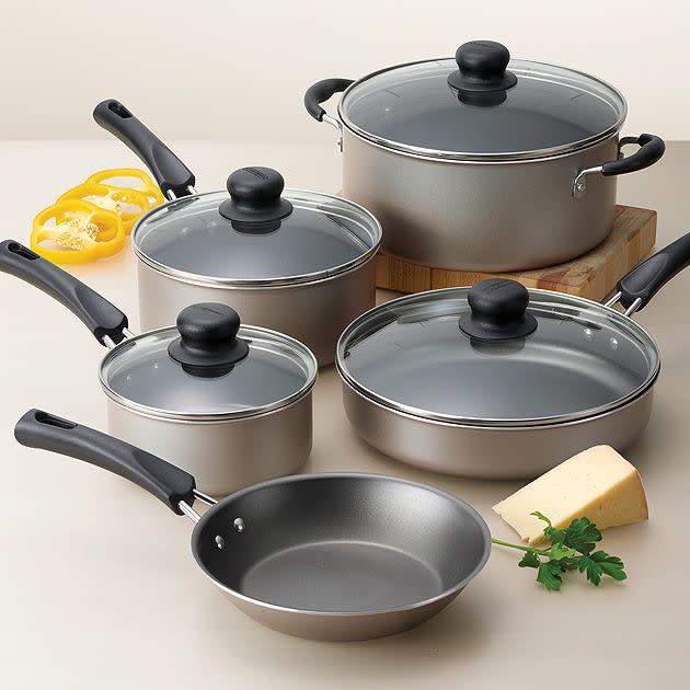 13) 9-Piece Non-Stick Cookware Set