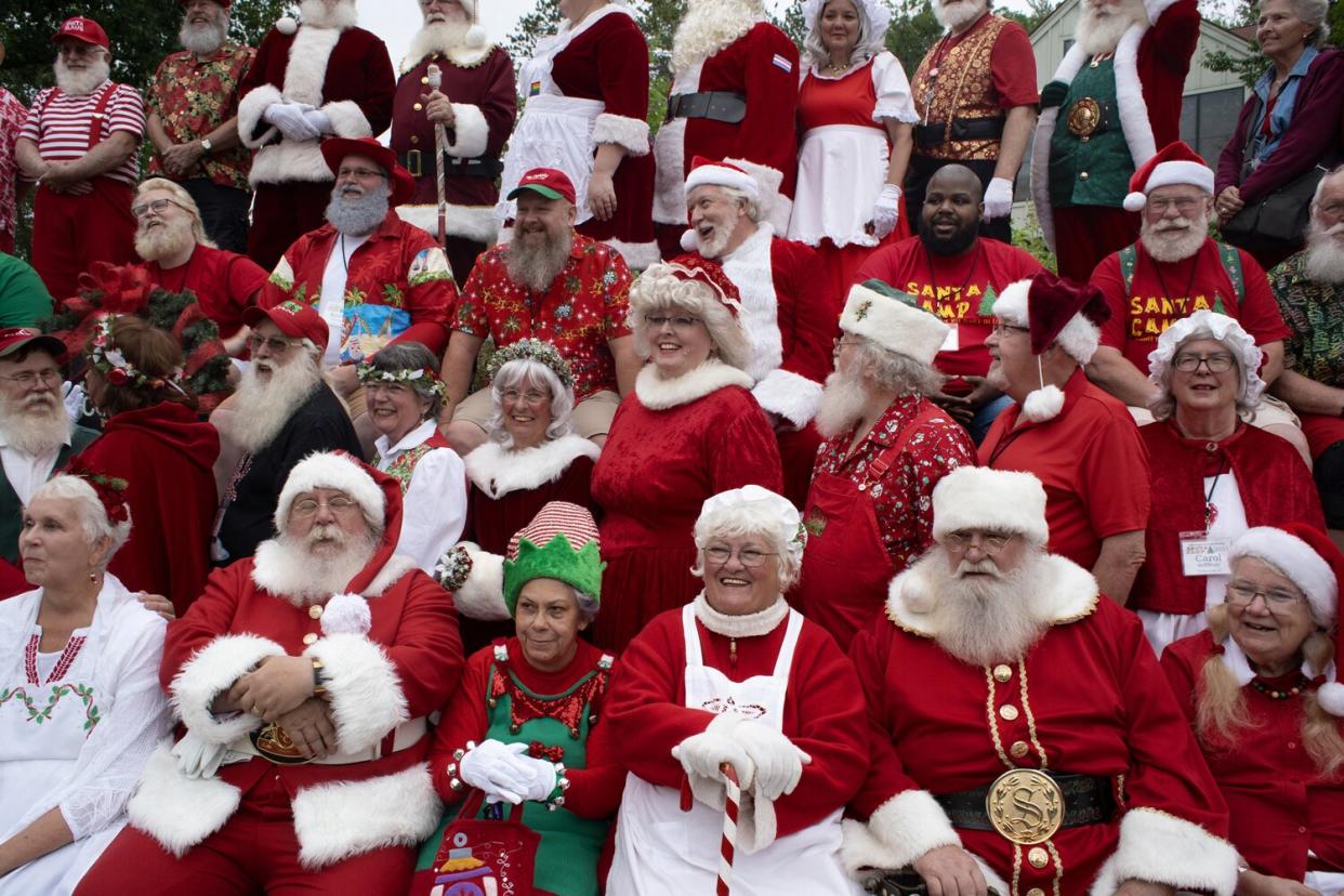 Santa Camp - Group shot of the Santas