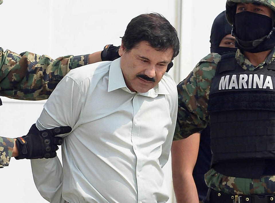 Mexican drug trafficker Joaquin Guzman Loera aka 