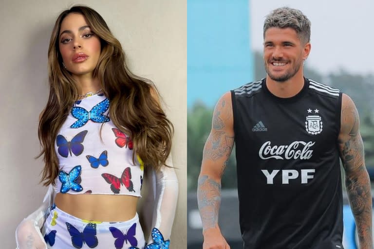 Tini Stoessel publicó en sus redes su nuevo tatuaje que estaría dirigido a su novio Rodrigo De Paul