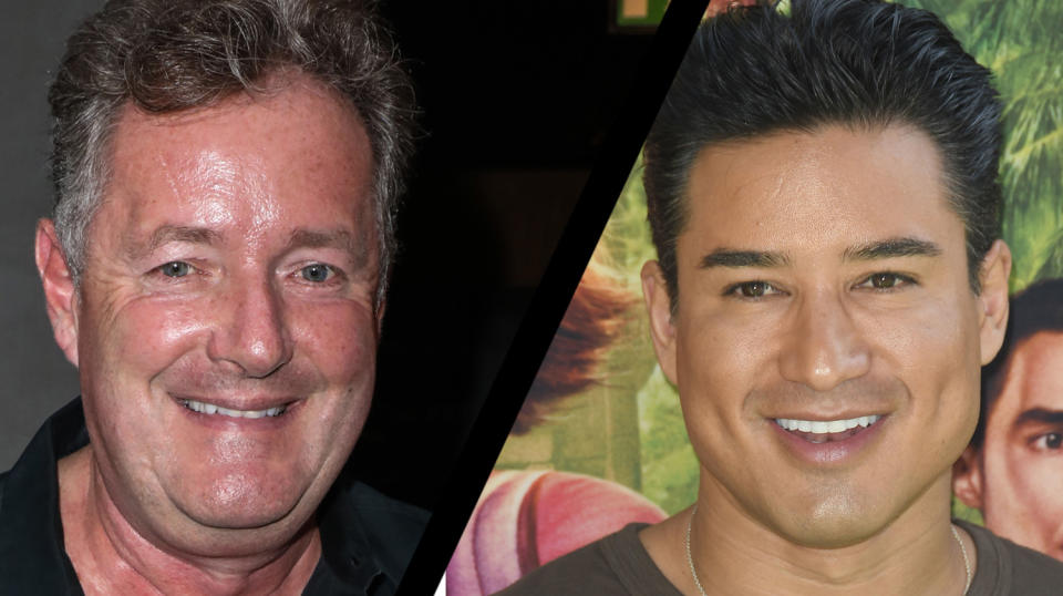 Piers Morgan has defend Mario Lopez's comments about transgender parenting (Credit: PA)