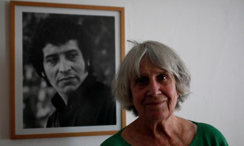 Víctor Jara’s widow Joan Jara poses for a picture in Santiago, on 1 October 2009. She died in November 2023, having campaigned for justice for more than 50 years.