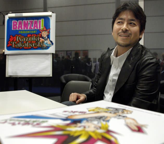 Kazuki Takahashi, the creator of the “Yu-Gi-Oh!” manga and trading card game, has died. He was 60. (Photo: Peter EndigPeter Endig/EPA/Shutterstock)