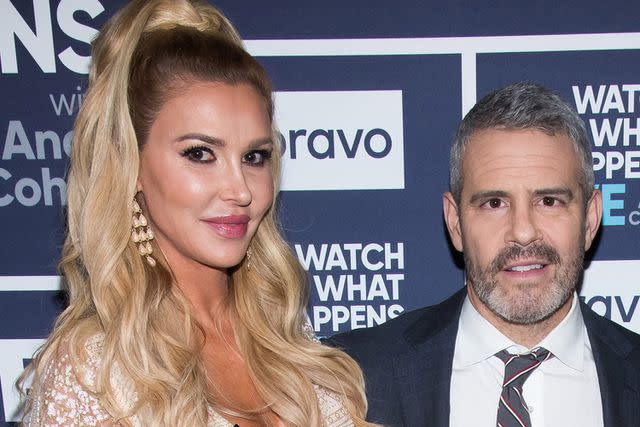 <p>Charles Sykes/Bravo/NBCU Photo Bank via Getty</p> Brandi Glanville, Andy Cohen