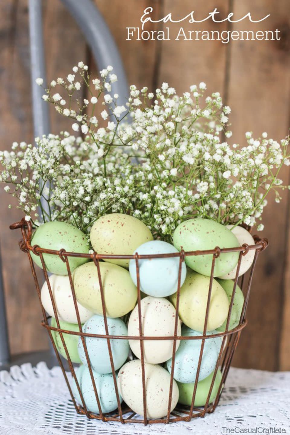 Baby's Breath Basket