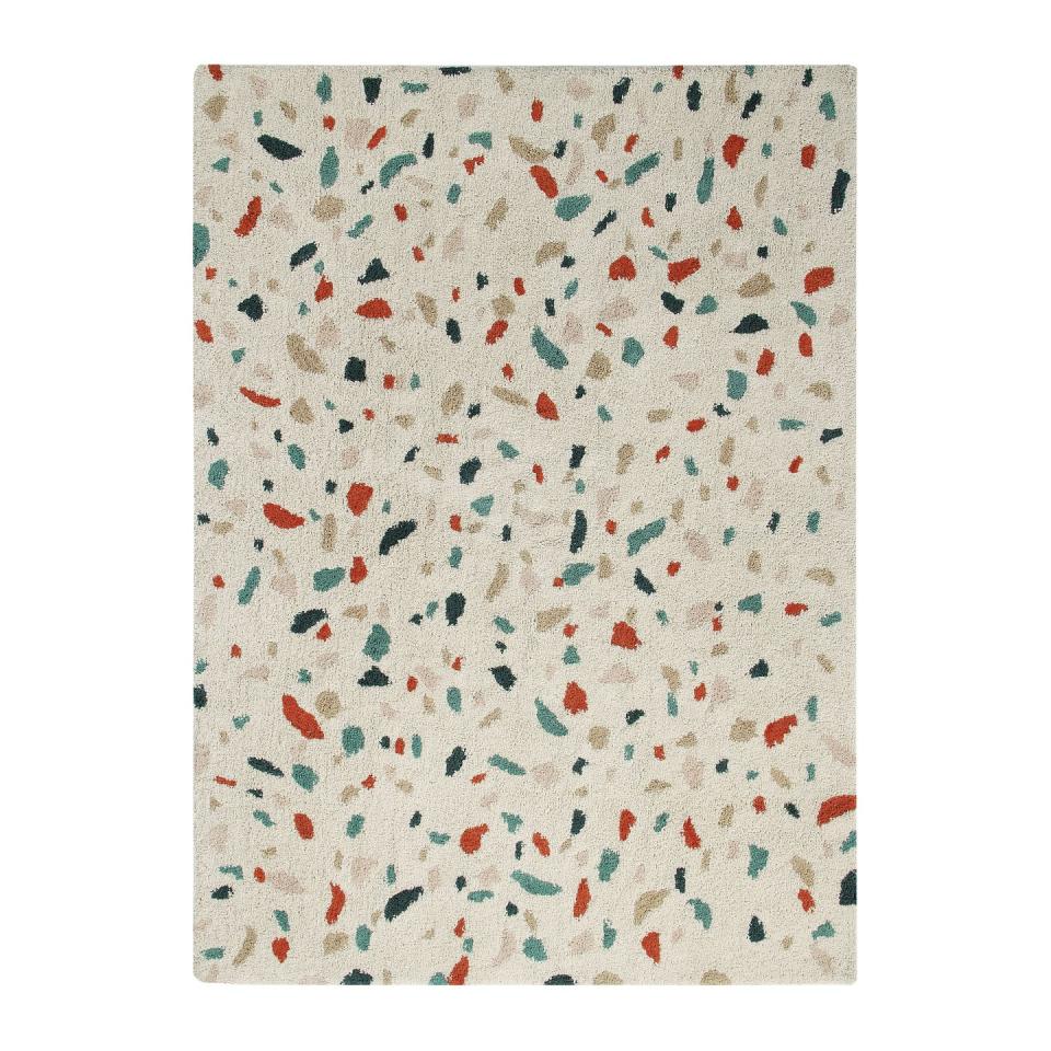 <p><strong>Terrazzo Washable Rug by Lorena Canals, £220, Amara</strong></p><p><a rel="nofollow noopener" href="https://www.amara.com/products/terrazzo-washable-rug-140x200cm-marble" target="_blank" data-ylk="slk:BUY NOW;elm:context_link;itc:0;sec:content-canvas" class="link ">BUY NOW</a></p>