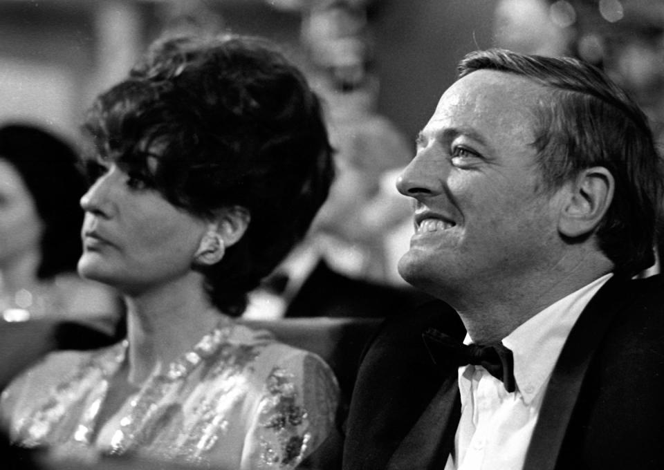 <p>Socialite Pat Buckley and author William Buckley attend the Primetime Emmy Awards held at Carnegie Hall in New York City.</p>