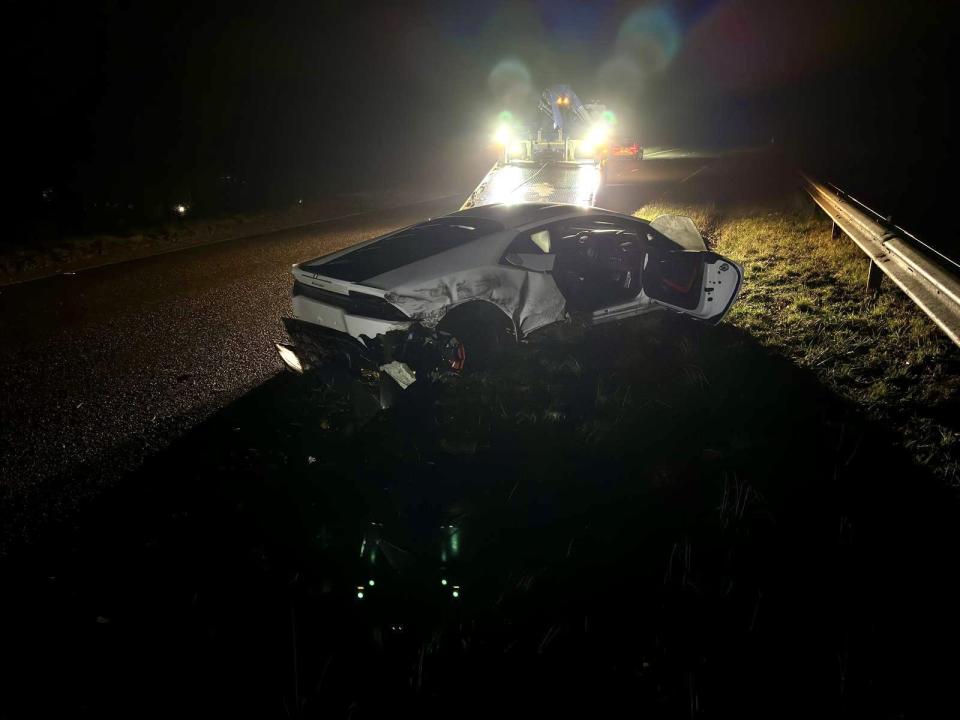 Officers said they followed the vehicle after it failed to stop (Derbyshire Constabulary/PA)