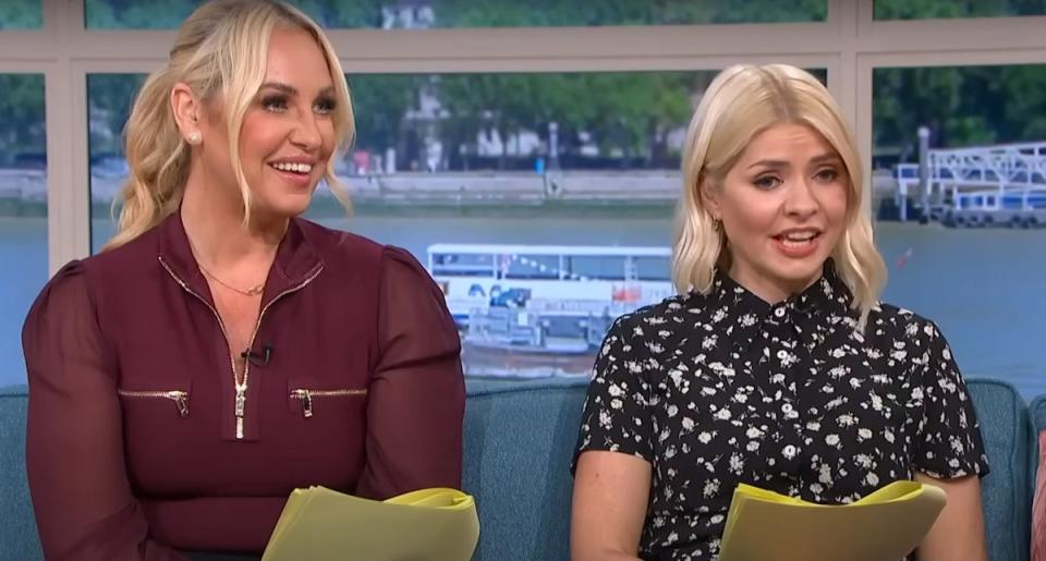 Willoughby (right) presents her final show with Josie Gibson (ITV)