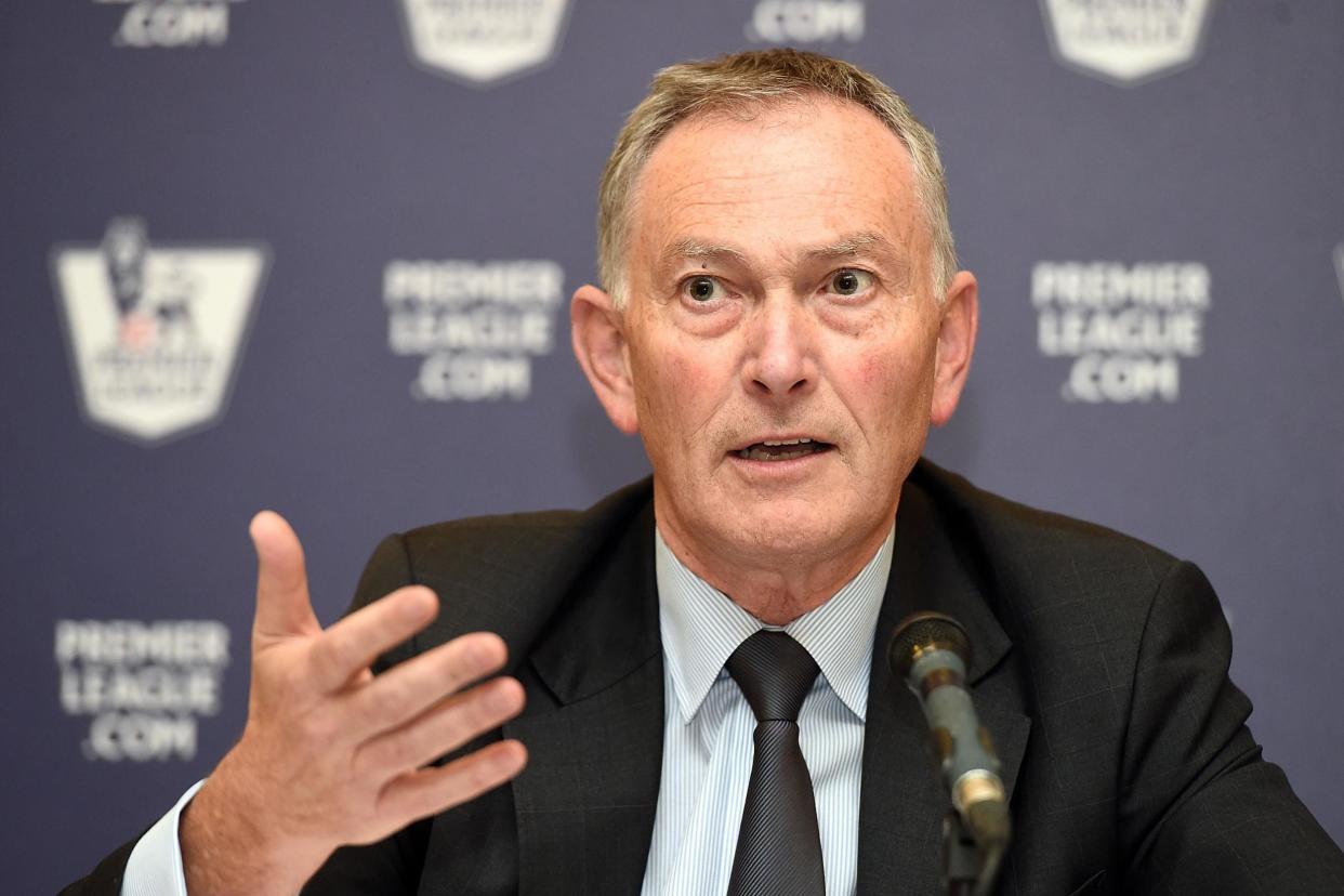 Parting gift: Scudamore is stepping down as Premier League chief executive