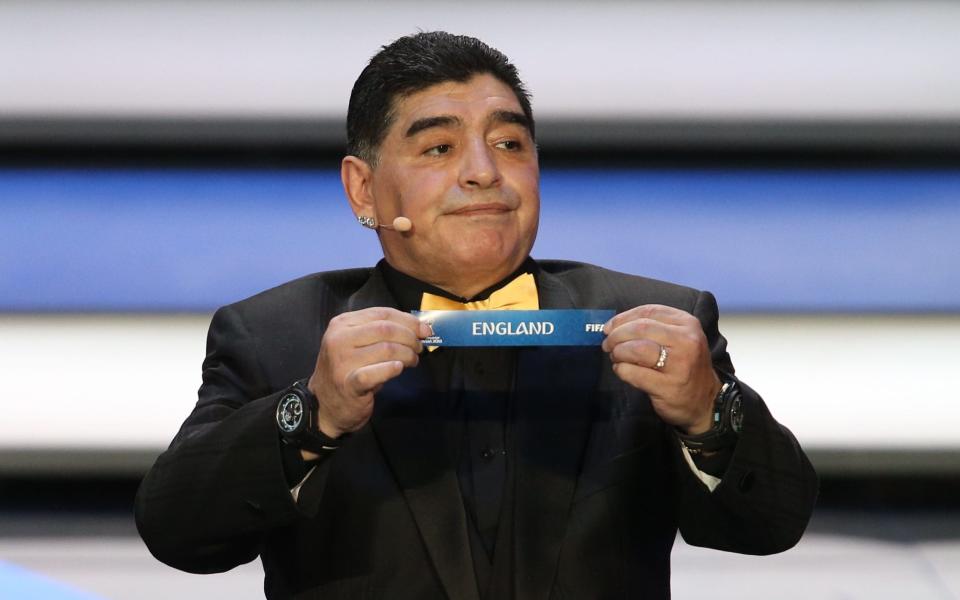 Maradona picks out england - TASS