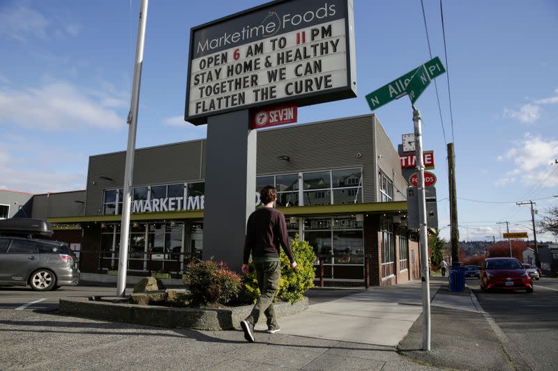 FILE PHOTO: Outbreak of the coronavirus disease (COVID-19) in Seattle, Washington