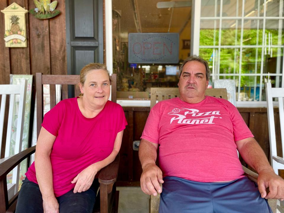 Steve Prisco, right, alongside his wife Nancy, started Steve's Lawn Care in Bridgewater at age 21 -- more than 30 years ago. It's been brutal trying to find employees in the current labor market, he said.
