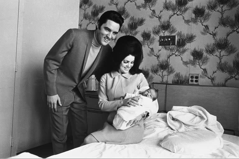 Lisa Presley fue la única hija de Elvis, nacida de su matrimonio con Priscilla Presley (AP Photo/Perry Aycock, File)