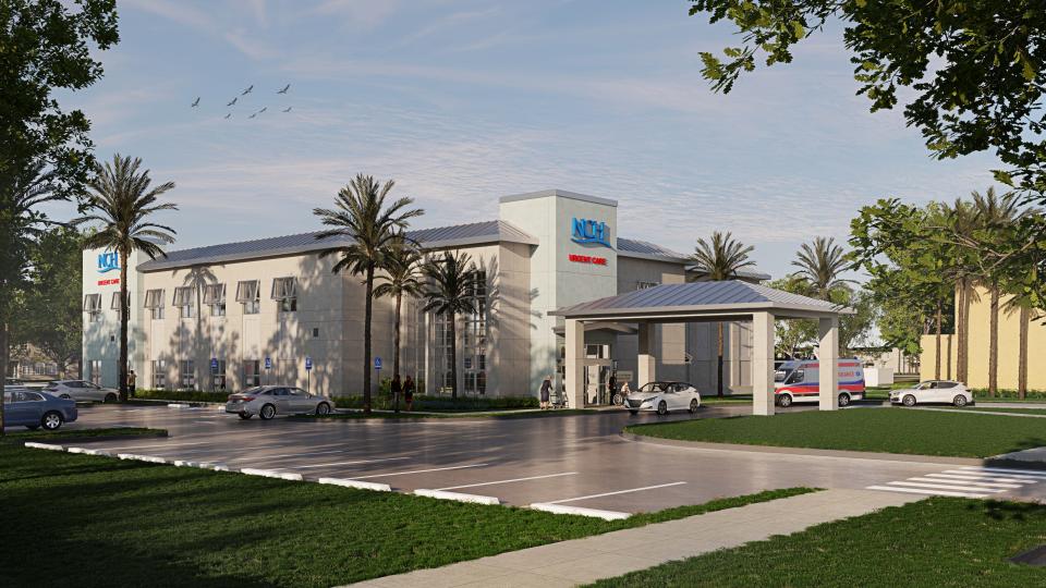 Rendering of the planned NCH Urgent Care on Marco Island.