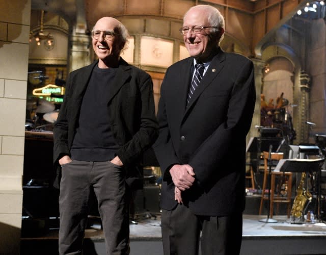 Larry David & Bernie Sanders