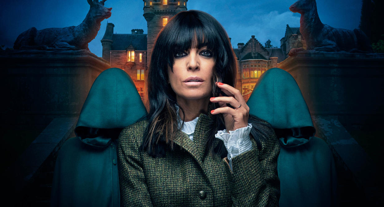 Claudia Winkleman hosts The Traitors, which has been dubbed one of the TV highlights of 2022. (BBC)