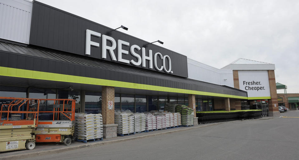 The owner of a FreshCo in Windsor, Ont has written a heartfelt letter encouraging shoppers to practice kindness during COVID-19. (Pictured: A Brampton, Ont. FreshCo.  PHOTO BY FRED LUM/ THE GLOBE AND MAIL DIGITAL IMAGE)