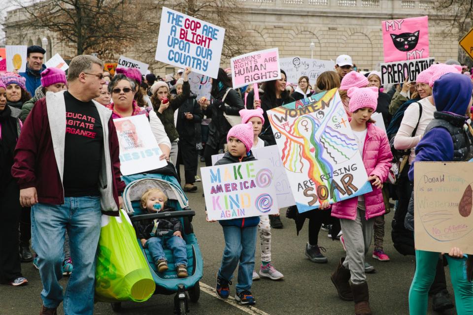 Scenes from the Women’s March on Washington