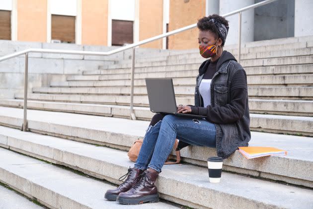 Black teens reported an alarmingly high level of encounters with online racism, according to the study. (Photo: Cavan Images via Getty Images)