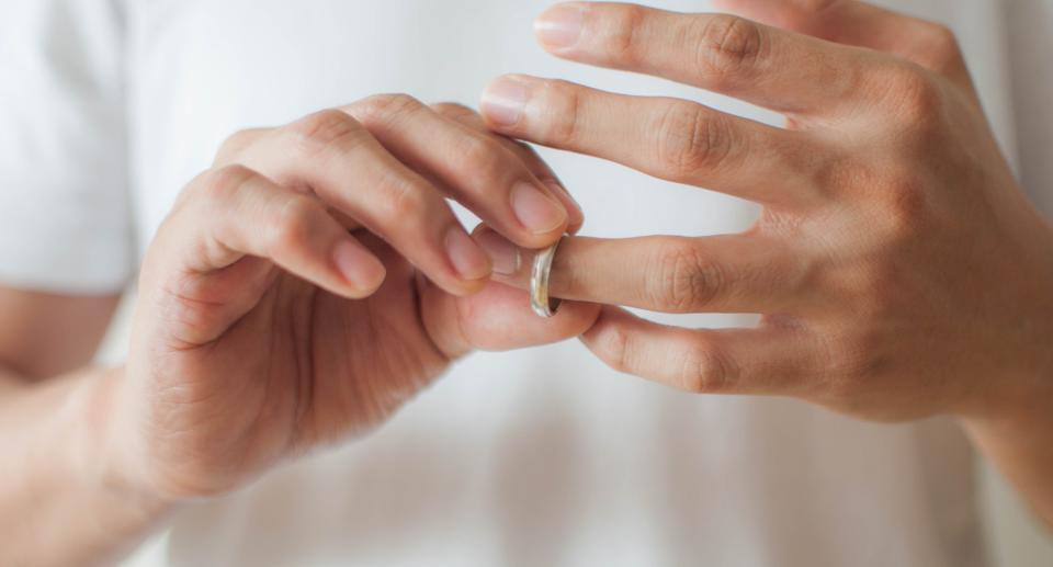 Divorce applications are up by nearly 20% since the no-fault divorce option was introduced. (Getty Images)